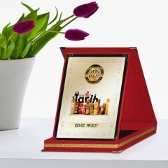 Kişiye Özel Yılın En İyi Tarih Öğretmeni Kırmızı Plaket Ödülü - 2