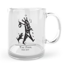 Kişiye Özel Tarot The Fool (Deli) Cam Kupa Bardak