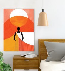 BK Gift Yatak Odası Konseptli Kanvas Tablo 70x100cm-6