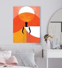 BK Gift Yatak Odası Konseptli Kanvas Tablo 50x70cm-6