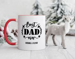 BK Gift Kişiye Özel İsimli Babalar Günü Temalı Kırmızı Kupa Bardak-9, Babalar Günü Hediyesi, Babaya Hediye