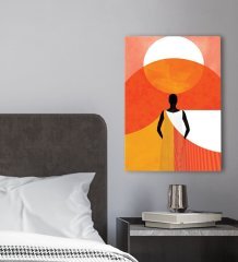 BK Gift Yatak Odası Konseptli Kanvas Tablo 30x50cm-6
