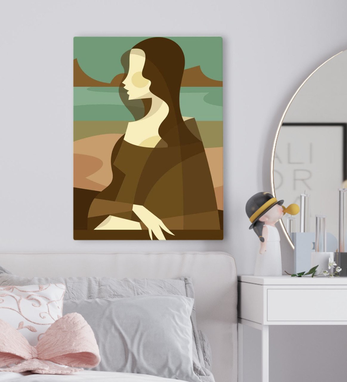 BK Gift Yatak Odası Konseptli Kanvas Tablo 50x70cm-5