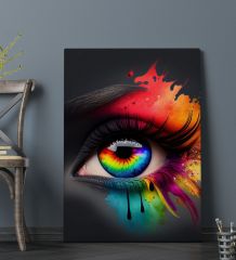 BK Gift Fantastic Tasarımlı Kanvas Tablo-39 30x50cm Ev Dekorasyonu, Ev Hediyesi