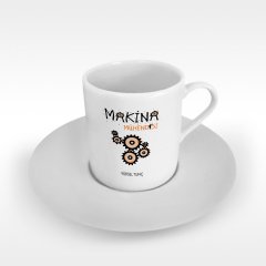 Kişiye Özel Mesleki Makina Mühendisi Türk Kahvesi Fincanı - 1