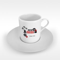 Kişiye Özel Mesleki Kontrol Mühendisi Türk Kahvesi Fincanı