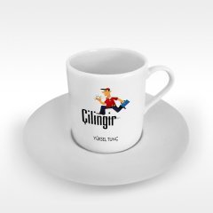 Kişiye Özel Mesleki Çilingir Türk Kahvesi Fincanı