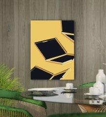 BK Gift Cafe & Bar & Restaurant Konseptli Kanvas Tablo 50x70cm-72