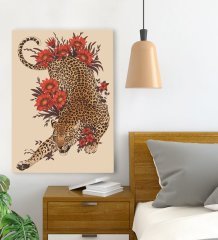BK Gift Yatak Odası Konseptli Kanvas Tablo 70x100cm-2