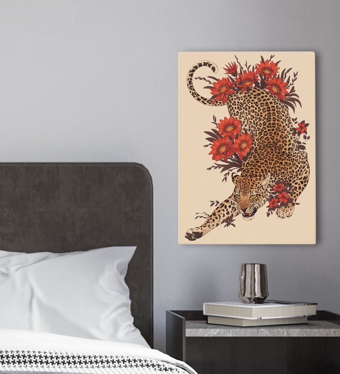 BK Gift Yatak Odası Konseptli Kanvas Tablo 30x50cm-2