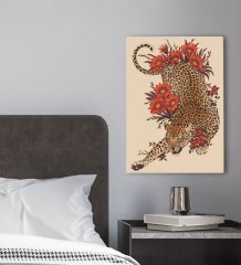 BK Gift Yatak Odası Konseptli Kanvas Tablo 30x50cm-2