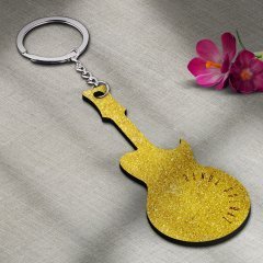 Kişiye Özel Gitar Anahtarlık - A1