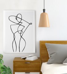 BK Gift Yatak Odası Konseptli Kanvas Tablo 70x100cm-1