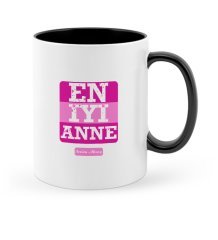 Kişiye Özel En İyi Anne Siyah Kupa Bardak - 2