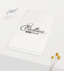 Kişiye Özel Ortodontist Temalı Beyaz Defter - 1