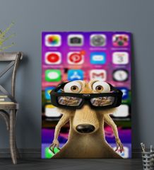 BK Gift Fantastic Tasarımlı Kanvas Tablo-34 30x50cm Ev Dekorasyonu, Ev Hediyesi