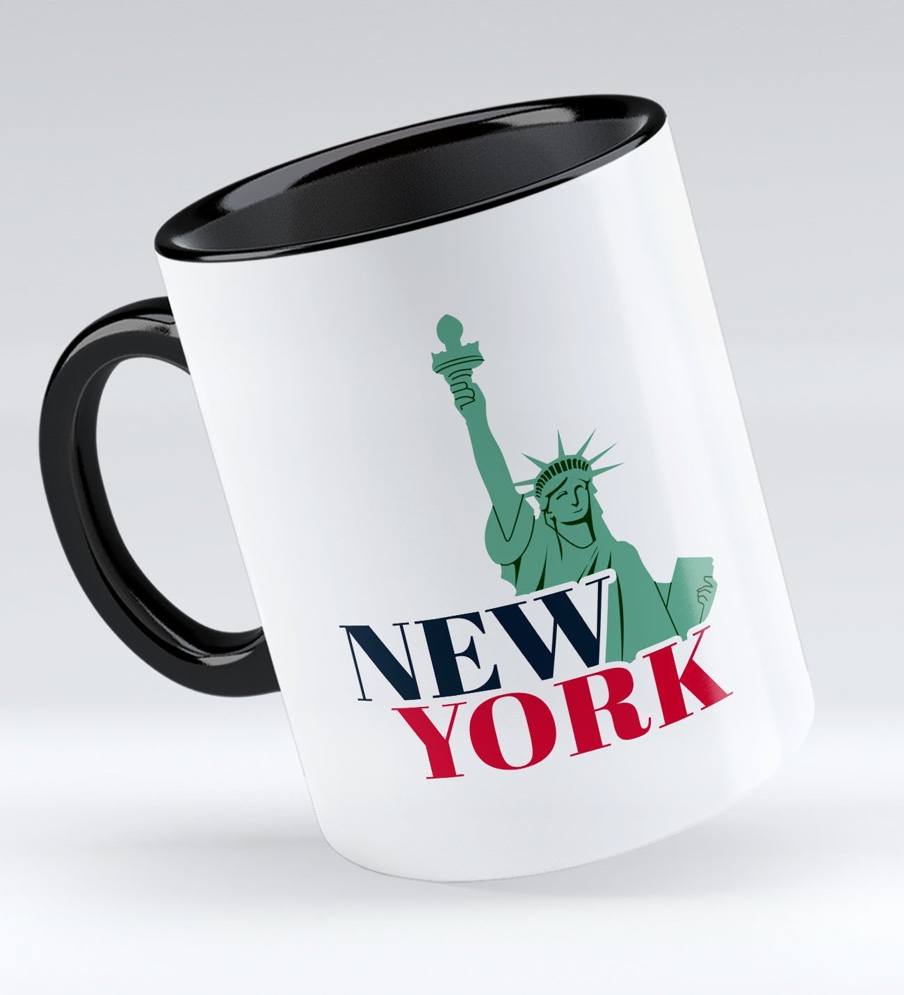 Bk Gift New York Tasarımlı Siyah Kupa Bardak - Model 1