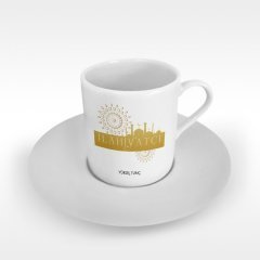 Kişiye Özel Mesleki İlahiyatçı Türk Kahvesi Fincanı - 4