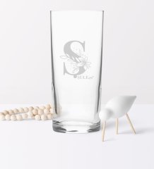 Kişiye Özel Ş Baş Harfli ve İsimli Rakı Bardağı