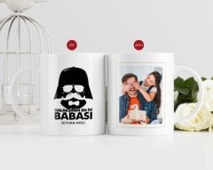 Kişiye Özel Babalar Günü Hediyesi Fotoğraflı Kupa Bardak-58