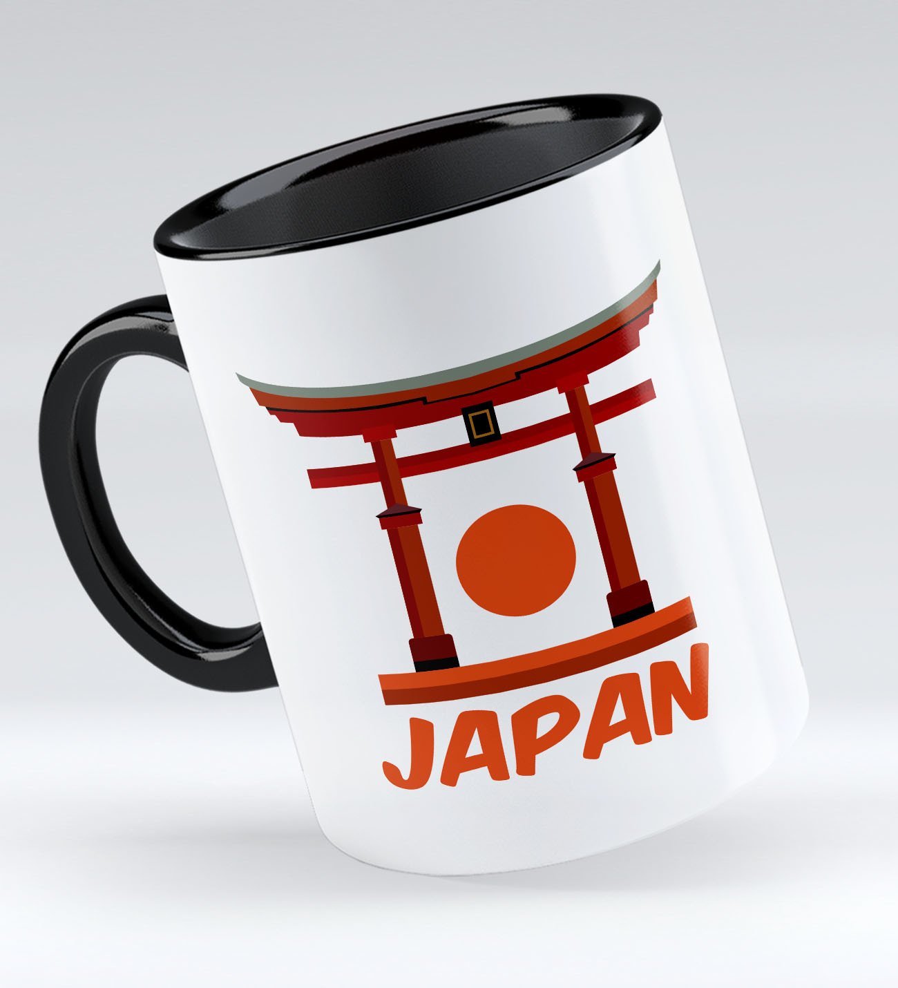 Bk Gift Japan Tasarımlı Siyah Kupa Bardak - Model 1