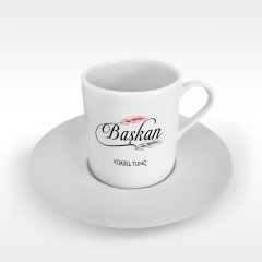 Kişiye Özel Mesleki Başkan Türk Kahvesi Fincanı - 1