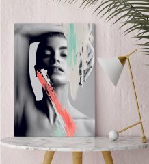 BK Gift Woman Art Tasarımlı Kanvas Tablo 30x50cm-14