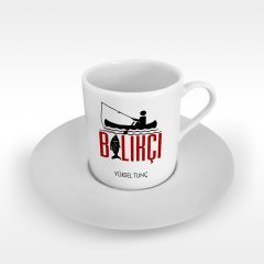 Kişiye Özel Mesleki Balıkçı Türk Kahvesi Fincanı