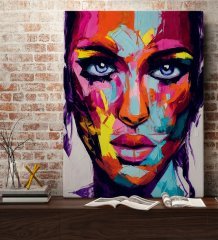 BK Gift Woman Art Tasarımlı Kanvas Tablo 70x100cm-13