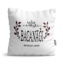 Kişiye Özel Yılın En İyi Bacanağı Saten Yastık