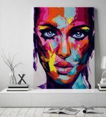 BK Gift Woman Art Tasarımlı Kanvas Tablo 50x70cm-13