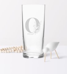 Kişiye Özel O Baş Harfli ve İsimli Rakı Bardağı