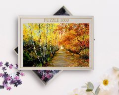 BK Home Yağlıboya Tasarımlı 1000 Parça Profesyonel Puzzle-22