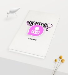 Kişiye Özel Doktor Temalı Beyaz Defter - 12