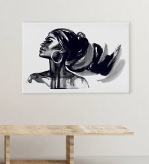 BK Gift Woman Art Tasarımlı Kanvas Tablo 70x100cm-12