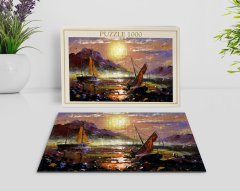 BK Home Yağlıboya Tasarımlı 1000 Parça Profesyonel Puzzle-20
