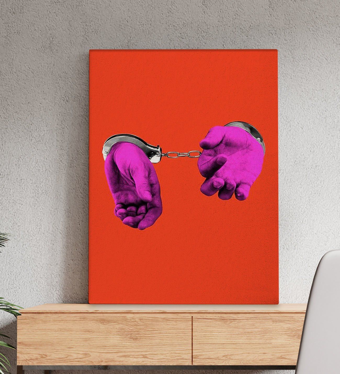 Bk Gift Fantastic Tasarımlı Kanvas Tablo-54 50X70CM Ev Dekorasyonu, Ev Hediyesi