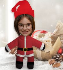BK Gift Kişiye Özel Fotoğraflı 3’lü Yılbaşı Aile Bebek Yastık Seti-1