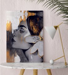 BK Gift Woman Art Tasarımlı Kanvas Tablo 30x50cm-11
