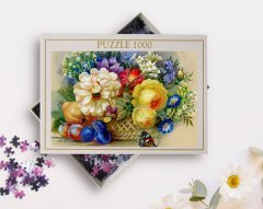 BK Home Yağlıboya Tasarımlı 1000 Parça Profesyonel Puzzle-15