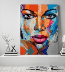 BK Gift Woman Art Tasarımlı Kanvas Tablo 50x70cm-10