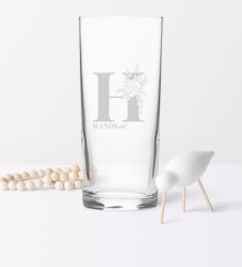 Kişiye Özel H Baş Harfli ve İsimli Rakı Bardağı