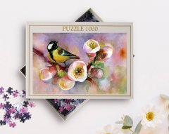 BK Home Yağlıboya Tasarımlı 1000 Parça Profesyonel Puzzle-14