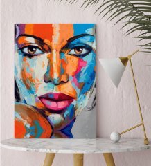 BK Gift Woman Art Tasarımlı Kanvas Tablo 30x50cm-10