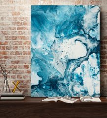 BK Gift Suluboya Tasarımlı Kanvas Tablo 70x100cm-1