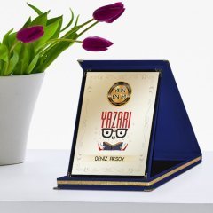 Kişiye Özel Yılın En İyi Yazarı Lacivert Plaket Ödülü - 1