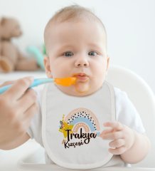 BK Kids Trakya Kızçesi Tasarımlı Bebek Body Zıbın ve Mama Önlüğü Hediye Seti - Model 1