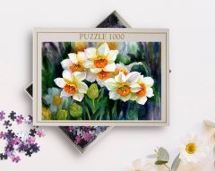 BK Home Yağlıboya Tasarımlı 1000 Parça Profesyonel Puzzle-11