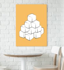 BK Gift Cafe & Bar & Restaurant Konseptli Kanvas Tablo 70x100cm-63