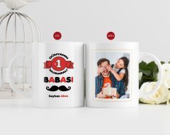 Kişiye Özel Babalar Günü Hediyesi Fotoğraflı Kupa Bardak-40